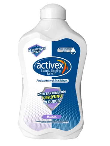 Activex Antibakteriyel Sıvı Sabun Hassas 1000 ml