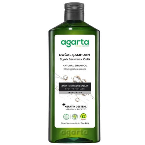 Agarta Siyah Sarımsak Özlü Şampuan 400 ml
