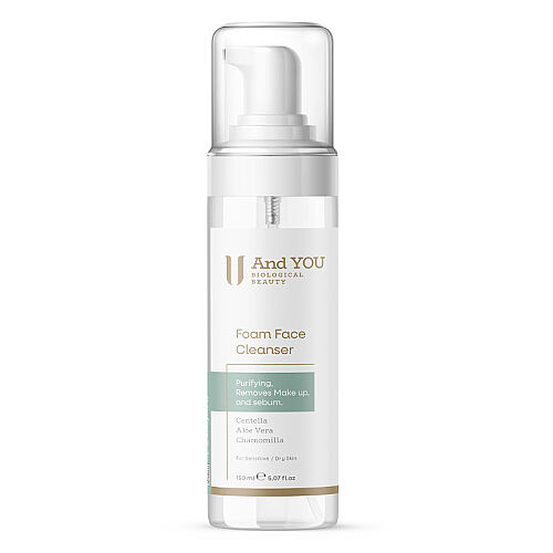 And You Hassas Ciltler İçin Yüz Temizleme Köpüğü 150 ml