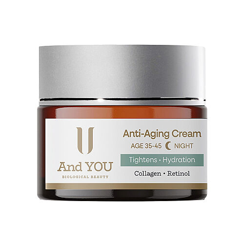 And You Yaşlanma Karşıtı Gece Kremi 50 ml – 35-45 Yaş Yoğun Bakım