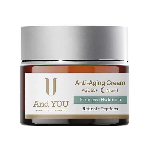 And You Yaşlanma Karşıtı Gece Kremi 50 ml – 55+ Yaş Yoğun Bakım