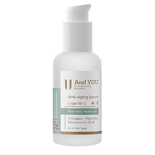 And You Yaşlanma Karşıtı Serum 30 ml – 55+ Yaş Gece ve Gündüz Bakım