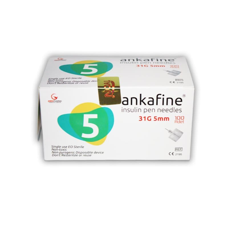 Ankafine İnsulin İğne Ucu 31G 5mm 100 Adet