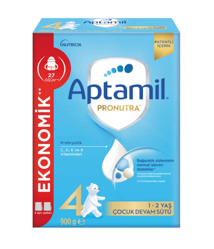 Aptamil Pronutra 4 Çocuk Devam Sütü 1-2 Yaş 900 gr