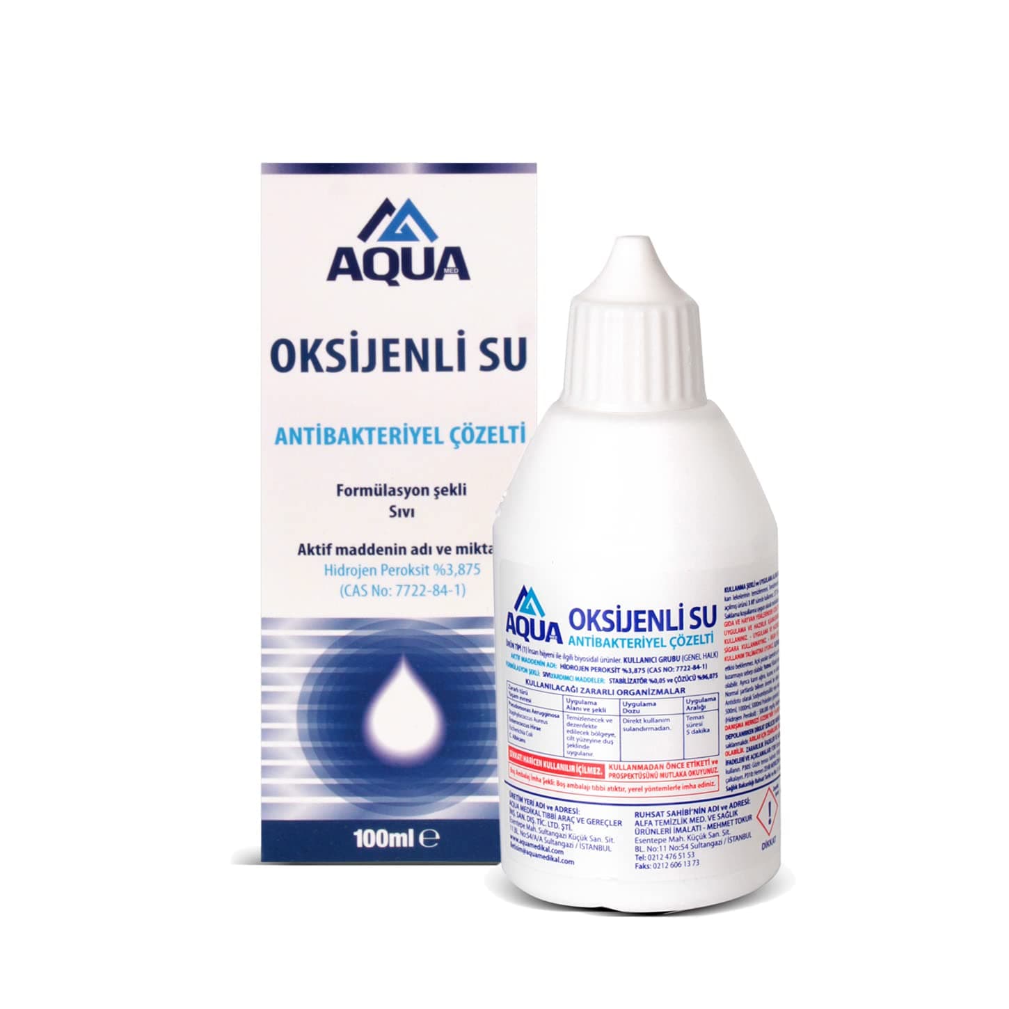 Aqua Oksijenli Su 100ml