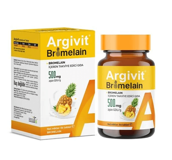 Argivit Bromelain 500 mg 60 Tablet