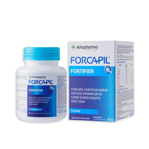 Arkopharma Forcapil Fortifier Çinko İçeren Takviye Edic Gıda 60 Kapsül