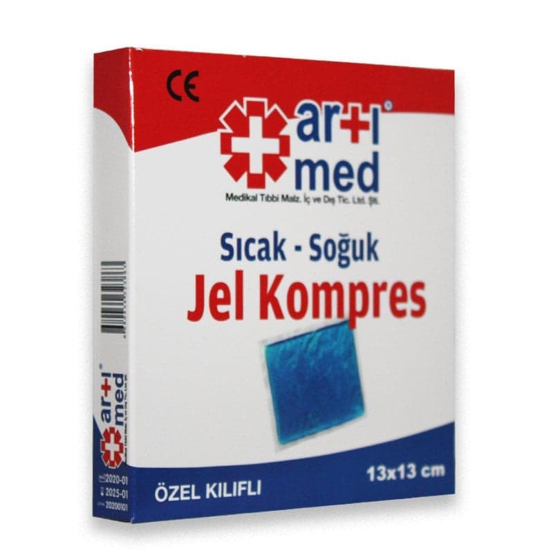 ArtıMed Sıcak-Soğuk Jel Kompres Kılıflı 13x13cm