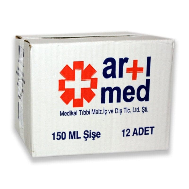 ArtıMed Cam Şişe Kapaklı 150 cc 12 Adet