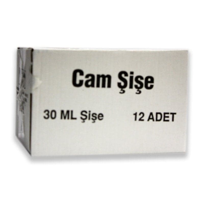ArtıMed Cam Şişe Kapaklı 30 cc 12 Adet