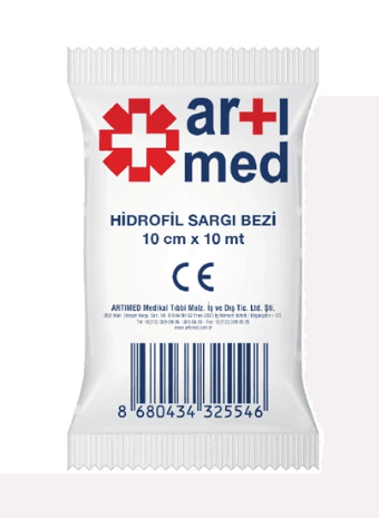 Artımed Hidrofil Sargı Bezi 10 cm x 10 m