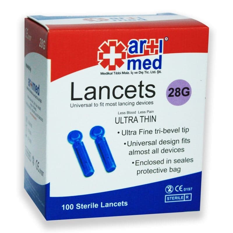 ArtıMed Lancet 28G 100 Adet Ultra İnce