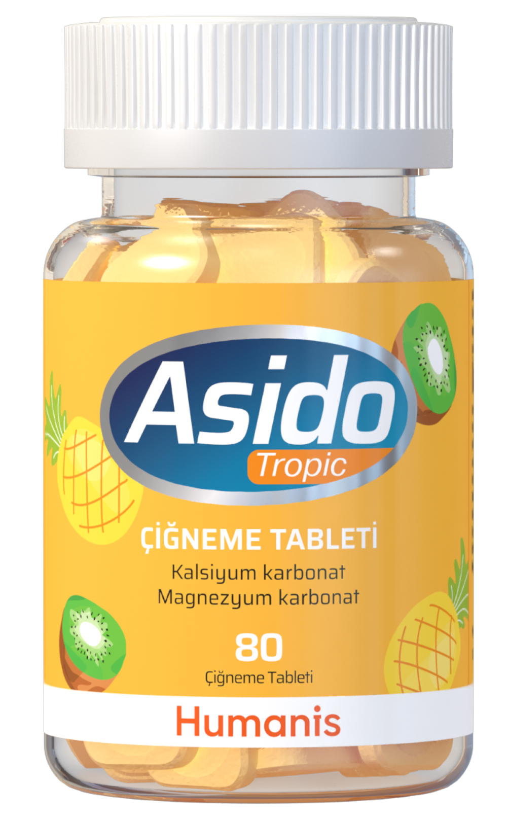 Asido Tropic 30 Çiğneme Tableti
