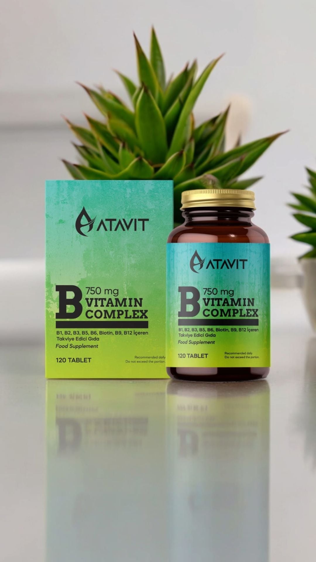 Atavit B Vitamin Complex 750 mg 120 tablet