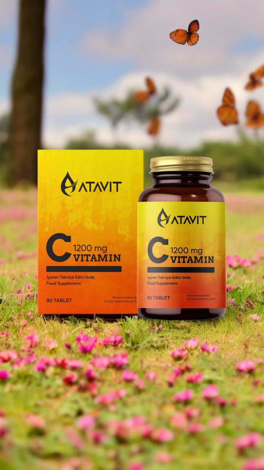 Atavit C Vitamini 1200 mg 90 Tablet