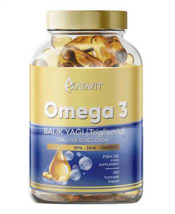 Atavit Omega-3 Balık Yağı 200 Kapsül