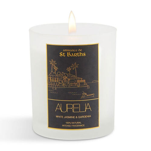 Aurelia Geneve Yasemin ve Gardenya Kokulu Mum 180 gr -Transparan