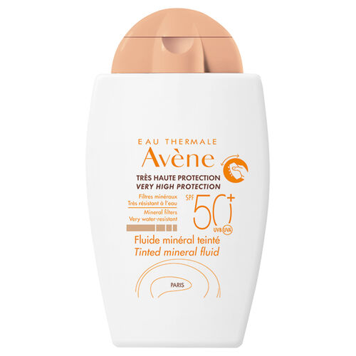 Avene Mineral Fluid SPF 50+ Hassas Ciltler için Ultra Hafif Renkli Güneş Kremi 40 ml
