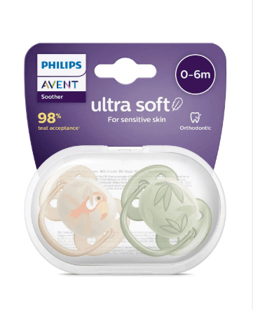 Avent Ultra Soft 2'li Emzik Erkek 0-6 Ay
