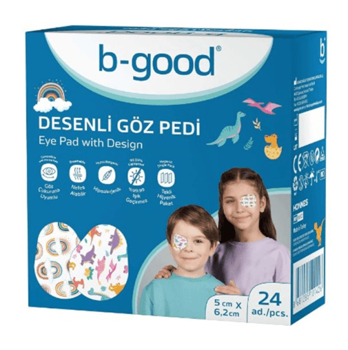 B-Good Desenli Göz Pedi 5cm x 6,2cm 24'lü
