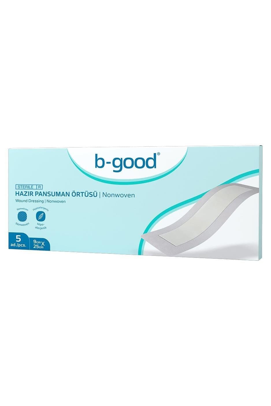 B-Good Hazır Pansuman Örtü 9cm x 25cm 5li