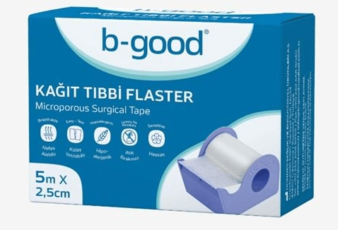 B-Good Kağıt Tıbbi Flaster 5m x 2,5cm