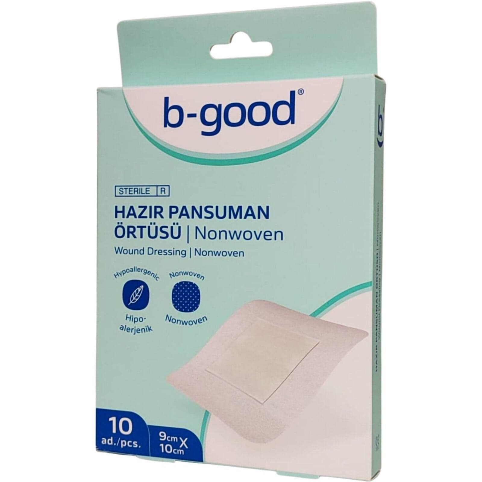 B-Good Steril Hazır Pansuman Örtü 9cm x 10cm 10lu