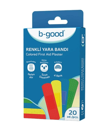 B-Good Yara Bandı Renkli 20li
