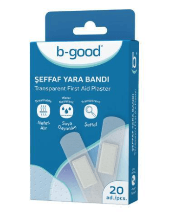 B-Good Yara Bandı Şeffaf 20li