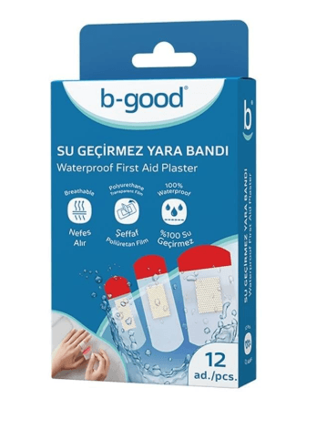 B-Good Yara Bandı Su Geçirmez 12li