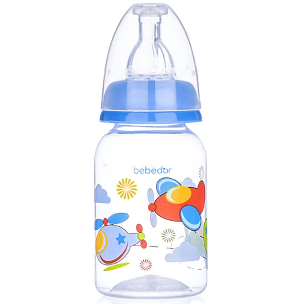 Bebedor Desenli PP Biberon Yavaş Akış 0+ Ay 125ml