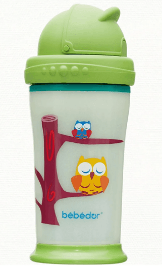 Bebedor Karanlıkta Parlayan Pipetli Alıştırma Bardağı 240 ml -7510