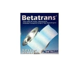 Betatrans Hipoalerjenik Tıbbi Şeffaf Flaster 5m x 5cm