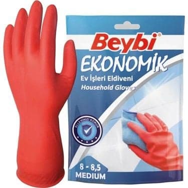 Beybi Ekonomik Ev İşleri Eldiveni 8-8,5 Medium