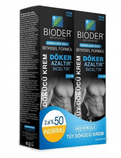 Bioder Tüy Dökücü Krem Erkek 100 ml 2.si %50 İndirimli
