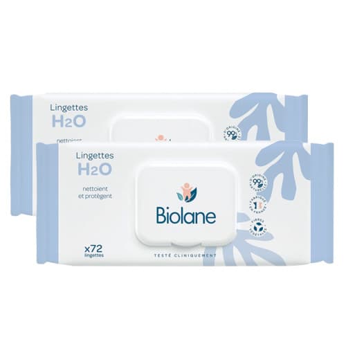 Biolane Lingettes H20 2x72 Adet