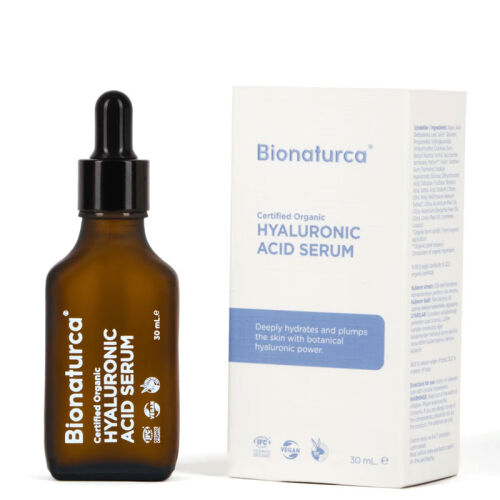 Bionaturca Organik Sertifikalı Hyaluronik Nemlendirici Yüz Serumu 30 ml