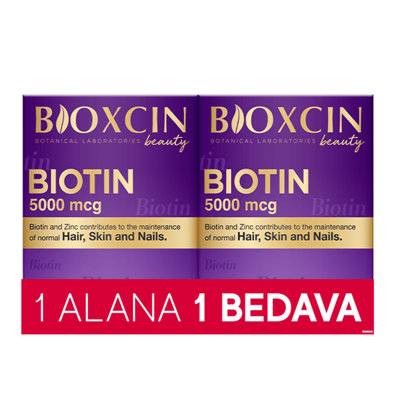 Bioxcin Biotin 5000mcg 30 Tablet 1+1 Kofre