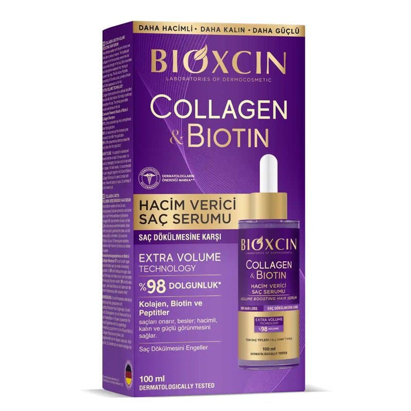 Bioxcin Collagen & Biotin Hacim Verici Saç Serumu 100 ml
