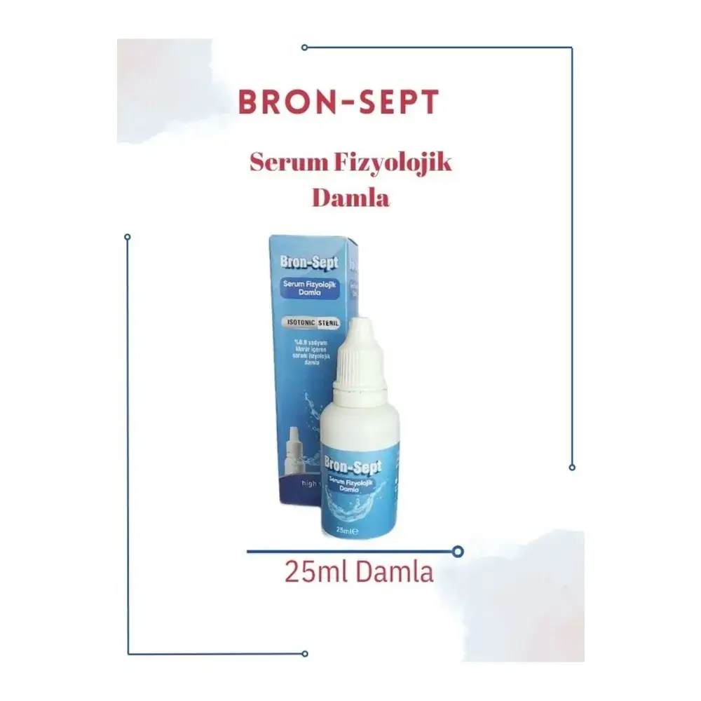 Bron-Sept Serum Fizyolojik Damla 25 ml