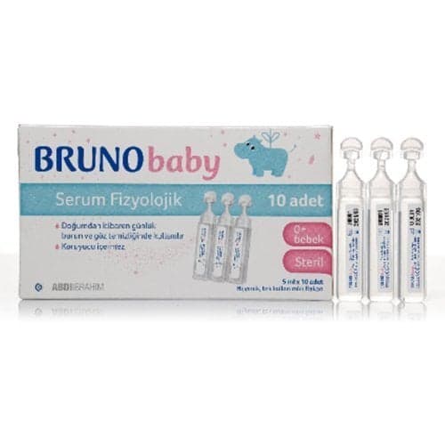 Bruno Baby Serum Fizyolojik 5ml x 10 Adet Flakon