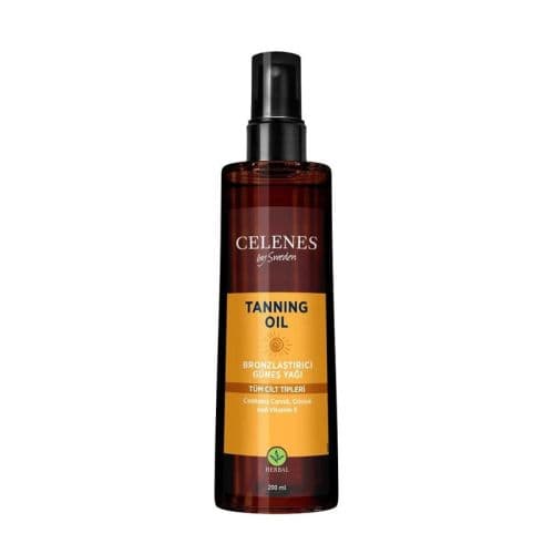 Celenes By Sweden Herbal Bronzlaştırıcı Güneş Yağı 200 ml