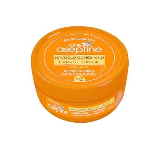 Cire Aseptine Havuç Yağlı Bronzlaştırıcı Güneş Kremi 100 ml