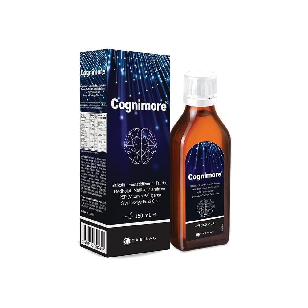 Cognimore Sitikolin,Fosfatidilserin Likit 150 ml SKT:11/2028
