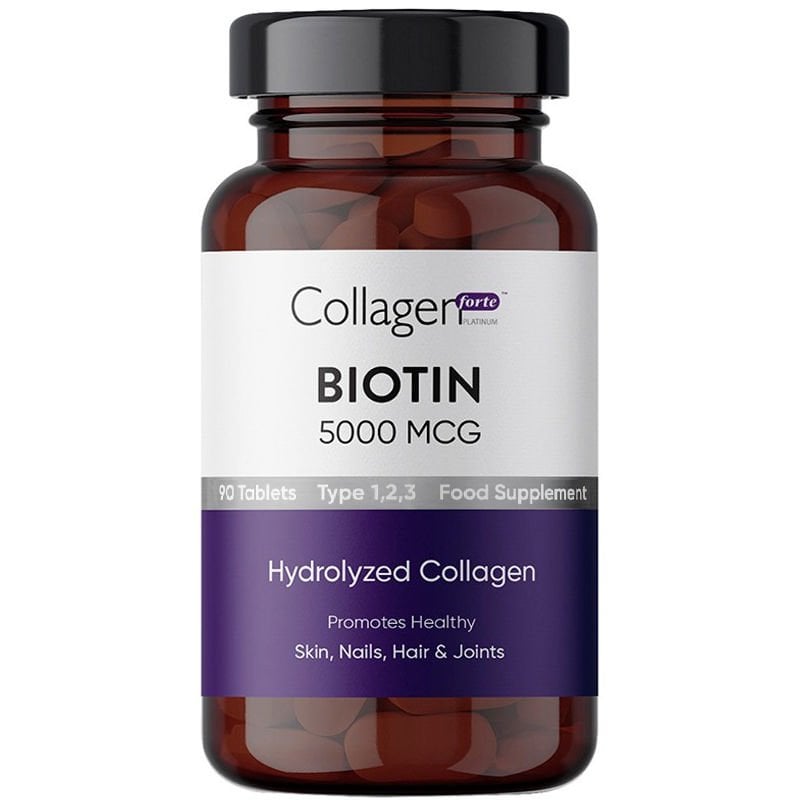 Collagen Forte Biotin 5000 mcg 90 Tablet
