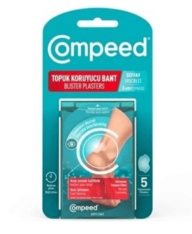 Compeed Topuk Koruyucu Bant Şeffaf 5'li