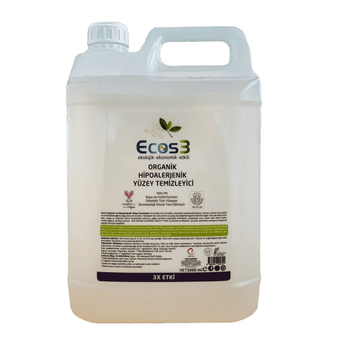 Ecos3 Ekolojik Hipoalerjenik Yüzey Temizleyici 5 LT