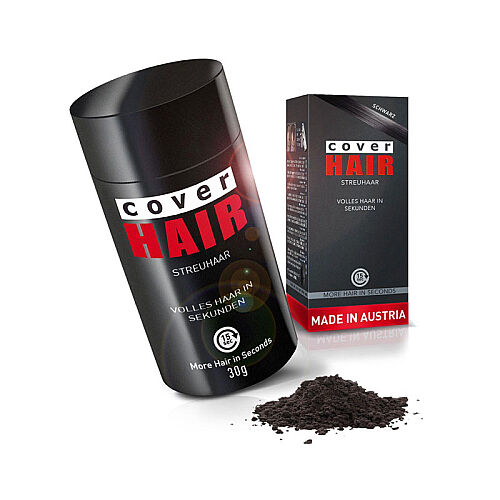 Cover Hair Saç Fiberi Toz - Siyah 30gr