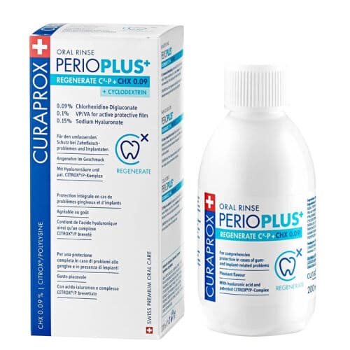 Curaprox Perioplus Regenerate CHX 0,09 Ağız Çalkalama Suyu 200 ml