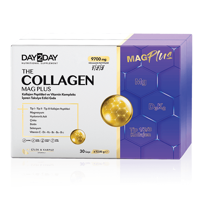 Day2Day The Collagen Mag Plus Çilek Karpuz Aromalı 30 Saşe